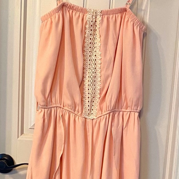 Women's Removable Strap Flowy Jumpsuit Tube Top Wide Leg Pants Romper with Belt - Picture 2 of 9